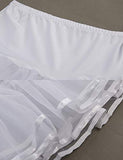 1950's Tulle Lolita Petticoat Crinoline for Swing Dresses (L,White)