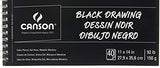 Canson XL Series Black Drawing, 11" x 14"