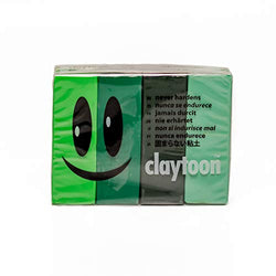 Van Aken International – Claytoon – Non-Hardening Modeling Clay – VA18155 – Lush – neon Green,