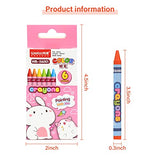 WEIBO Crayons Bulk, Crayons Wholesale Classroom Supplies For Teachers, 48 Packs of 6-Count With 6 Assorted Colors,For Kids and School & Art Supplies