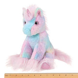 Bearington Glisten Plush Rainbow Unicorn Stuffed Animal, 12 Inches