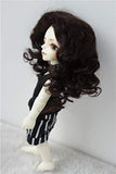 Doll Wigs Jusuns JD039 Baby Wave Curly Mohair BJD Doll Wigs Full Sizes Doll Accessories (Nature Black, 4-5inch)