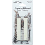 Pro Art Compressed Charcoal 2 Per Card, White