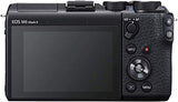 Canon EOS M6 Mark II Mirrorless Digital Camera with 15-45mm Lens Kit (Black) + Wide Angle Lens + 2X Telephoto Lens + Flash + SanDisk 32GB Memory + Commander Optics Accessory Bundle
