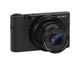 Sony RX100 20.2 MP Premium Compact Digital Camera w/ 1-inch sensor, 28-100mm ZEISS zoom lens, 3” LCD