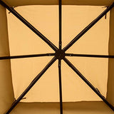 Sunnyglade Garden Gazebo 10' x 10' Patio Backyard Double Roof Vented Gazebo Canopy