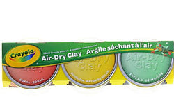 Crayola Air Dry Clay Pastel Colors (Coral/Sunglow/Emerald) 1 pcs sku# 1873473MA
