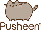 GUND Pusheen Pugsheen Stuffed Plush Dog with Poseable Ears, Tan, 9.5" & Pusheen Snackables Potato Chip Cat Plush Stuffed Animal, Gray, 9.5"