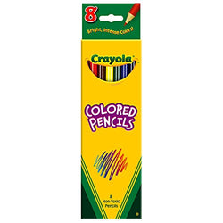 CRAYOLA LLC CRAYOLA COLORED PENCILS 8 CT ASST (Set of 6)