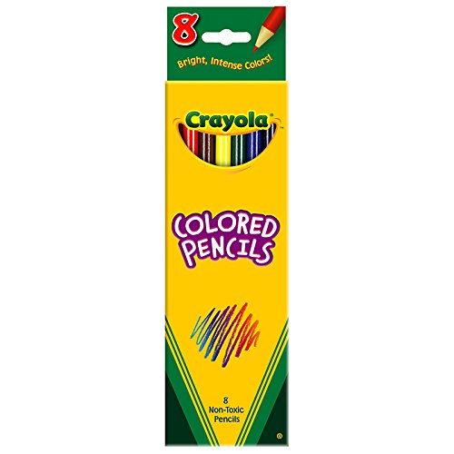 CRAYOLA LLC CRAYOLA COLORED PENCILS 8 CT ASST (Set of 6)