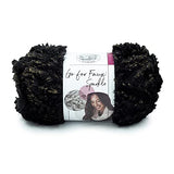 (1 Skein) Lion Brand Yarn Go for Faux Bulky Yarn, Violet Starling