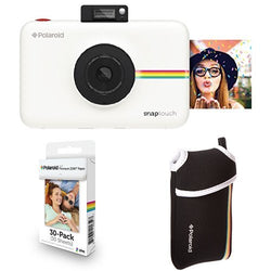 Polaroid Snap Touch Instant Print Digital Camera With LCD Display (White) with Zink Zero Ink