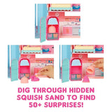 LOL Surprise Squish Sand Magic House with Tot- Playset with Collectible Doll, Squish Sand, Surprises, Accessories, Girls Gift Age 4+