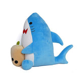 Avocatt Boba Shark Plush Toy - 9 Inches Shark Plushie Stuffed Animal - Hug and Cuddle with Squishy Kawaii Cute Japanese Anime Style Gift - Ice Bubble Milk Tea Shark Gift for Boys and Girls
