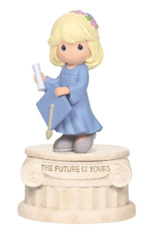 Precious Moments, Graduation Gifts, "The Future Is Yours", Resin Music Box, #144105