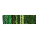 Wilmington Prints Essential Gems Emerald Forest 2.5in Strips