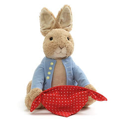 GUND Beatrix Potter Animated Peek-a-Boo Peter Rabbit Sound and Motion Plush Stuffed Animal, 10"