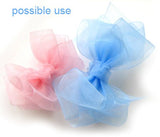 Hipgirl 50 Yard 1.5 Inch Shimmer Sheer Organza Ribbon For Gift Package Wrapping, Hair Bow Clips &
