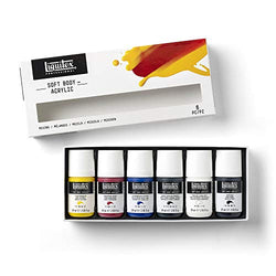 Liquitex Professional Soft Body Acrylic Paint, Mixing Set 2-oz, 6 Colors