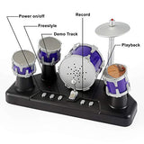 Liberty Imports Electronic Mini Finger Drum Desktop Novelty Set with Sounds and Lights