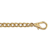 ONBLUE NL-G 8MM Purse Chain Strap Replacement 47" Gold Plated Metal Chain Handbags Strap for Clutch