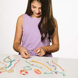 Sunny Days Entertainment Deluxe Bracelet Making Kit - DIY Rainbow Rubber Bands Jewelry for Girls | Includes Glowing Charm Beads | Fun Craft Gift for Kids - Studio DIY