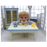 1PC Mini Juice/Milk Pot Cups Set Miniature Craft Scene Model for 1:12/1:6 Scale Dollhouse Furniture Decorative Doll House Accessories (Yellow)