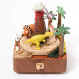 WOODERFUL LIFE Music Box Wooden | Dinosaurs & Volcanic | 1033758 | Hand Painted Elaborate Design Dinosaur Toy Children Gift from Sustainable Forest | Plays - Rock of Ages