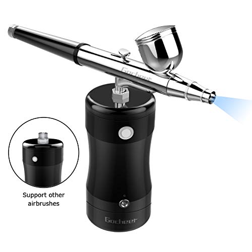 Airbrush Kit with Compressor, Portable Handheld Airbrush Pen, Rechargeable  Airbrush Gun, Portable Handheld Cordless Air Brushes for Tattoo,Painting,  Makeup, Nail Airbrush Machine, Green 