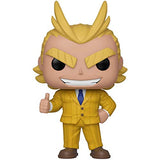 All Might [Teacher]: Fun ko Pop! Animation Vinyl Figure & 1 Compatible Graphic Protector Bundle (604 - 42932 - B)