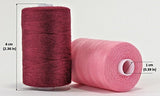 SEWING AID All Purpose Polyester Thread for Hand & Sewing Machine, 24 Spools in Assorted Colors,