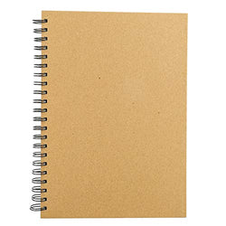 Spiral Sketchbook Pad, Art Drawing Book, 120 Pages/ 60 Sheets 140gsm (A4)