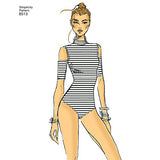 Simplicity Women's Bodysuit Sewing Patterns, Sizes XS-XL