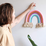 DIY Rainbow Yarn Room Decor (Nursery Decor) Makes One Wall Hanging Rainbow & Two Keychains. Kids Crafts for Girls Age 8 13 Years & Gifts for Teenage Girls. Yarn Art Kit for Teen Girl Gifts!