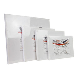 US Art Supply Multi-pack 6-Ea of 9 x 12, 11 x 14, 12 x 16, 16 x 20 inch. Professional Quality Large