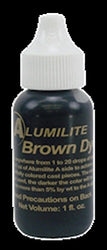 Alumilite Dye Brown 1 OZ (1) Bottle RM