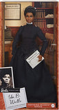 Ida B. Wells Barbie Inspiring Women Doll Wearing Blue Dress, with Newspaper Accessory, Gift for Collectors and Kids Ages 6 Years Old & Up