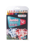 Derwent Lakeland Jumbo Coloring Pencils, 5.4mm Core, Pack, 12 Count (33326)