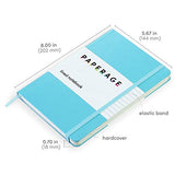 PAPERAGE 3 Pack of Lined Journal Notebooks, Skyblue, Hard Cover, Medium 5.7 X 8 inches, 100 gsm Thick Paper, Use for Office, Home, School, or Business (Ruled)