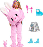 Barbie Cutie Reveal Dolls with Animal Plush Costume & 10 Surprises Including Mini Pet & Color Change, Gift for Kids 3 Years & Older