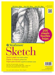 Strathmore 18-Inch by 24-Inch Spiral Sketch Book, 30-Sheet