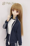 Petite Marie Japan for 1/3 Doll 23 inch 60cm DDS (Dollfie Dream Sister) SD BJD School Jersey with a Soft Touch Japanese Style Sportswear (Blue) [No.0077] Clothes Only not Include Doll