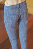 Kuafu 1/3 BJD/SD Doll Clothes Uncle and Boy's Long Pants Casual Trouser Blue Grey