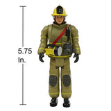Beverly Hills Doll Collection Sweet Li’l Family Firefighter Dollhouse Figure - Action People Set, Pretend Play for Kids and Toddlers