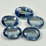 Gemsonclick Alexandrite Loose Gemstone Total 25 Carat Lots 5 Piece Jewelry Making Oval Shape for Healing