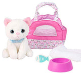Adora Amazing Pets Luna the White Kitty – 18 Doll Accessory includes 4.5 Cat, Cat Carrier, Bed, Collar, Wooden Bowl and Fish (Amazon Exclusive)