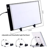 Diamond Painting A4 Light Pad Kit 90pcs, HOHOTIME 5D Diamond Art Accessories and Tool with Dimmable Brightness Light Box, Ultra-Thin LED Light Board for Beginners