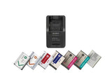 Sony BCTRX Battery Charger for X/G/N/D/T/R and K Series Batteries (Black)