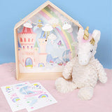 Story Magic Unicorn Dream Dollhouse by Horizon Group USA,Plush Unicorn Doll,Pretend Play Activity,Decorate Wooden Doll House With Stickers,Play Scene & More!Includes Stuffed Animal,Perfect For Ages 4+
