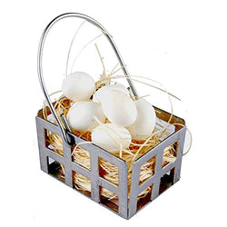 NWFashion Children Cooking Fun Miniature Egg Basket Toys,Doll House Accessory …